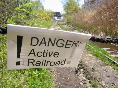 Don't mess with active railroads